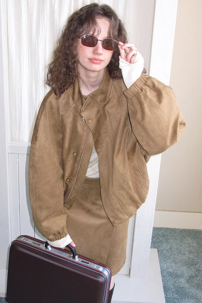 Suede Barcelona Jacket Set-Up