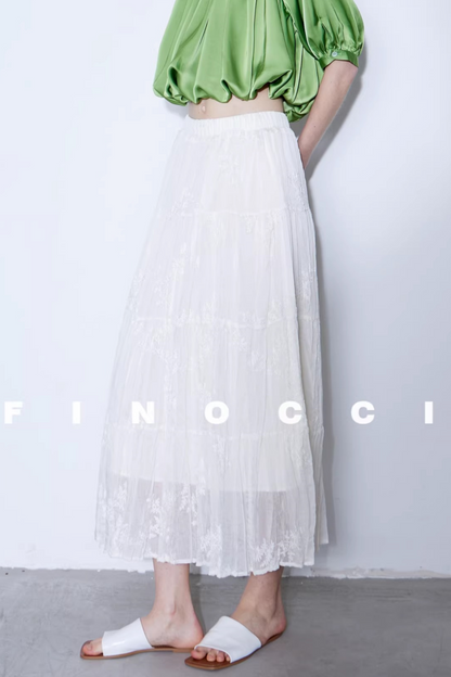 Romantic Lace A-Line Skirt