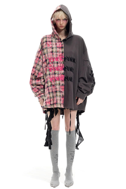 Y3K Plaid Hoodie
