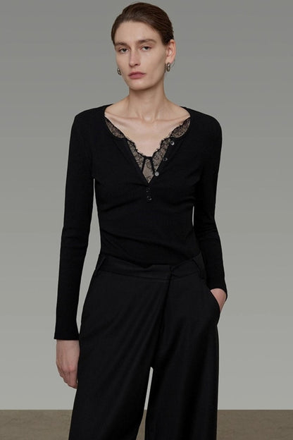 High-End Minimalist Slim Knitwear