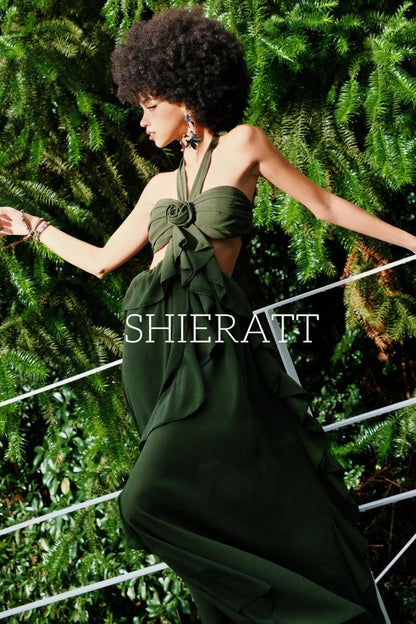 Wandering Wind Strappy Ruffled Dress