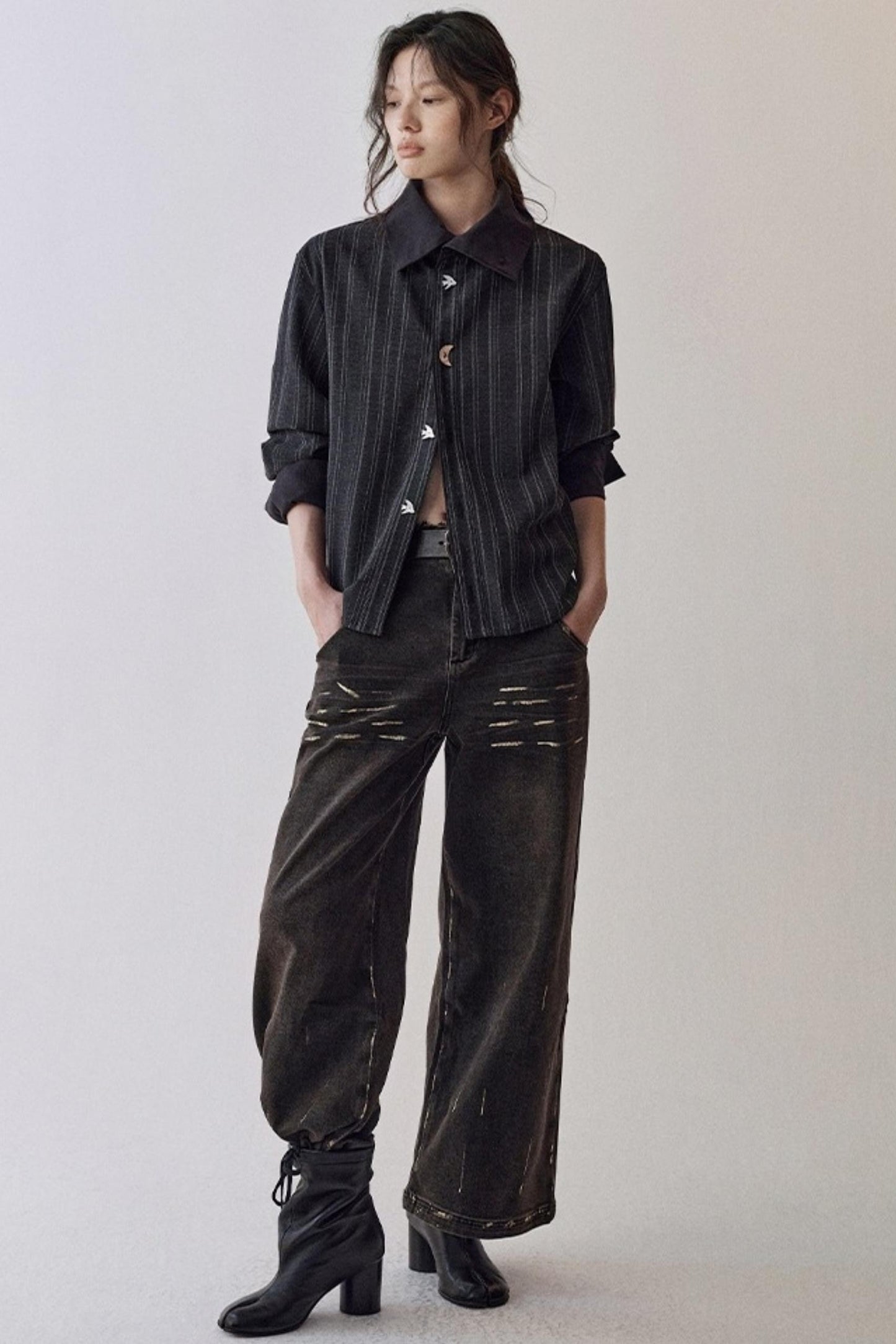 Deconstructed Skirt With Shirt Set-Up