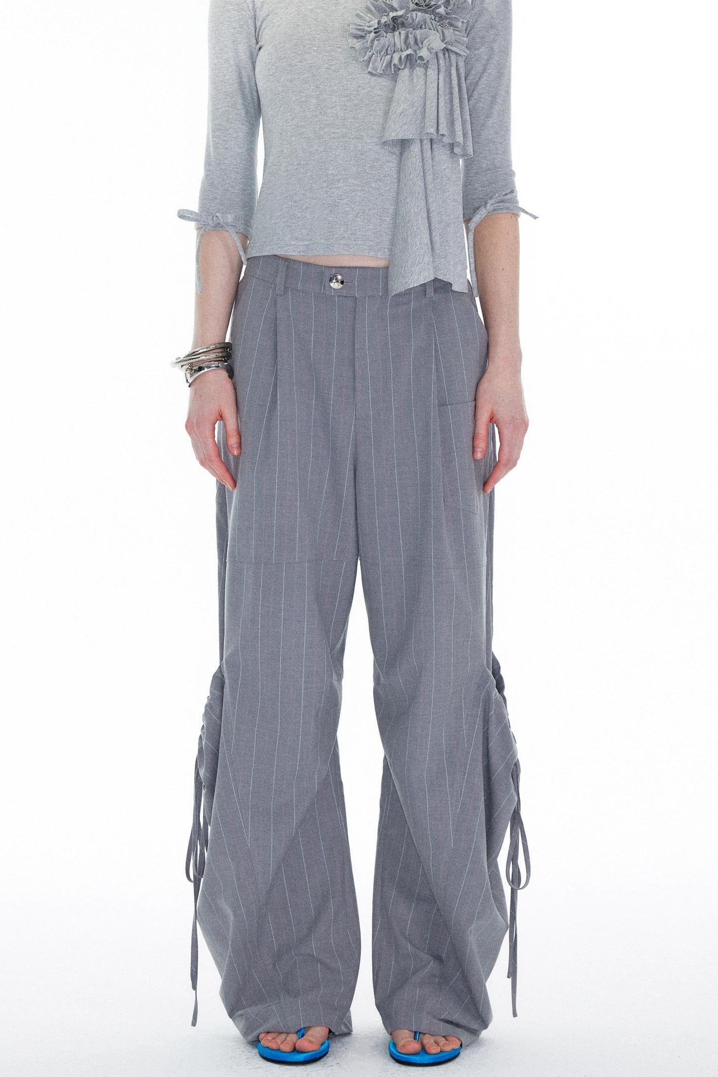 Big Pocket Lace-Up Machete Pants