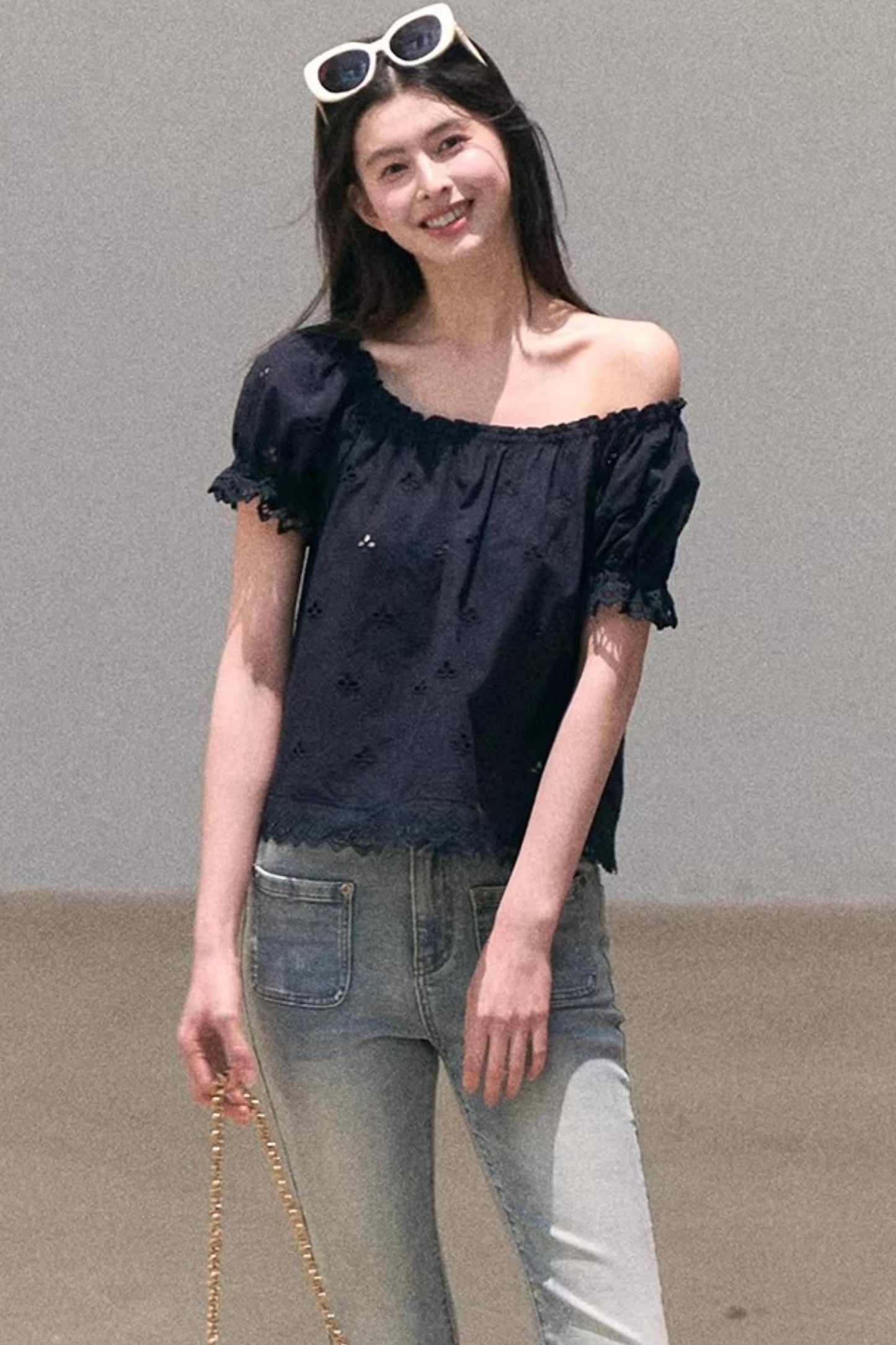 Pure Cotton Embroidered Doll Blouse