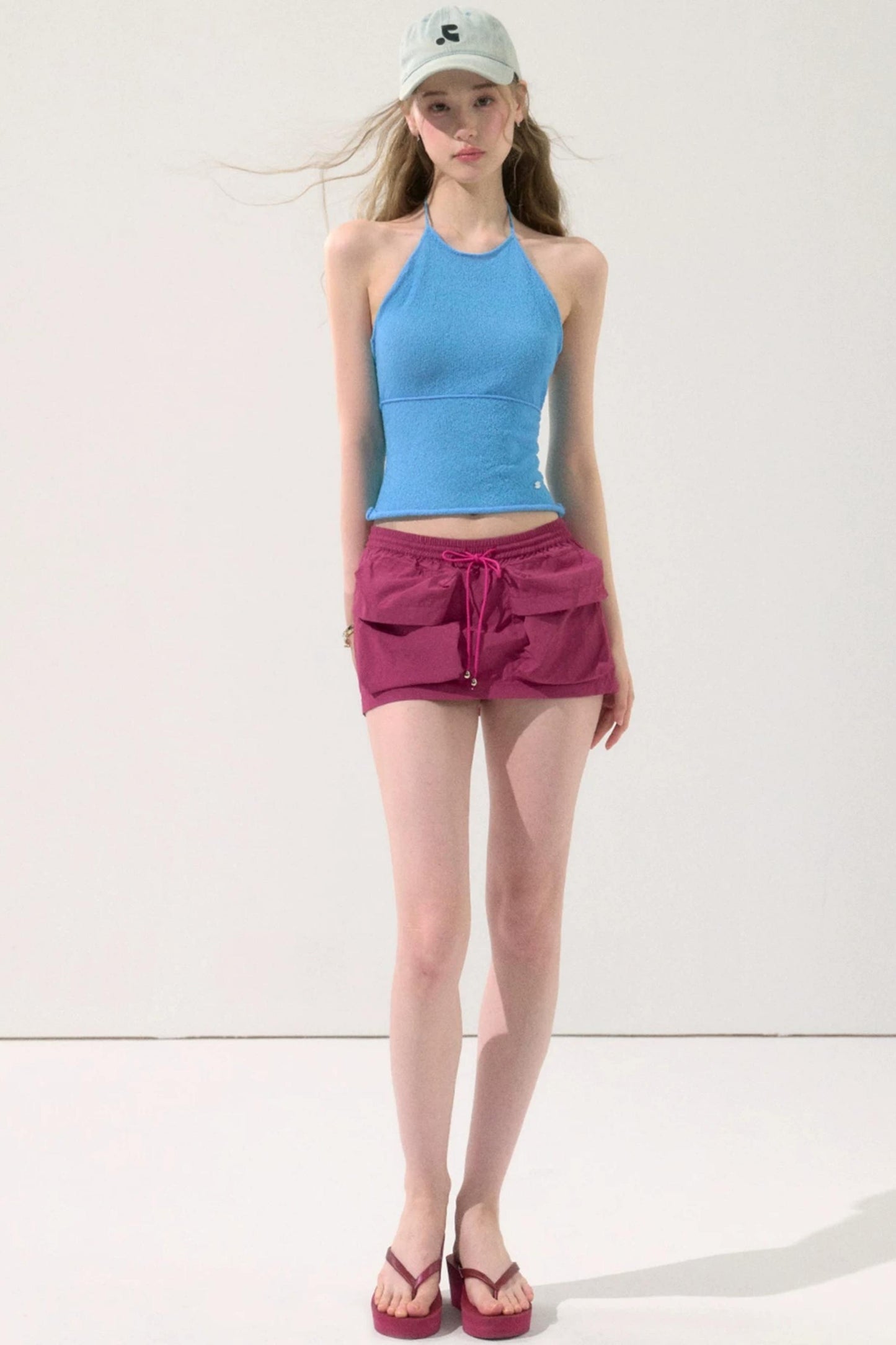 Three-Dimensional Pocket Skirt