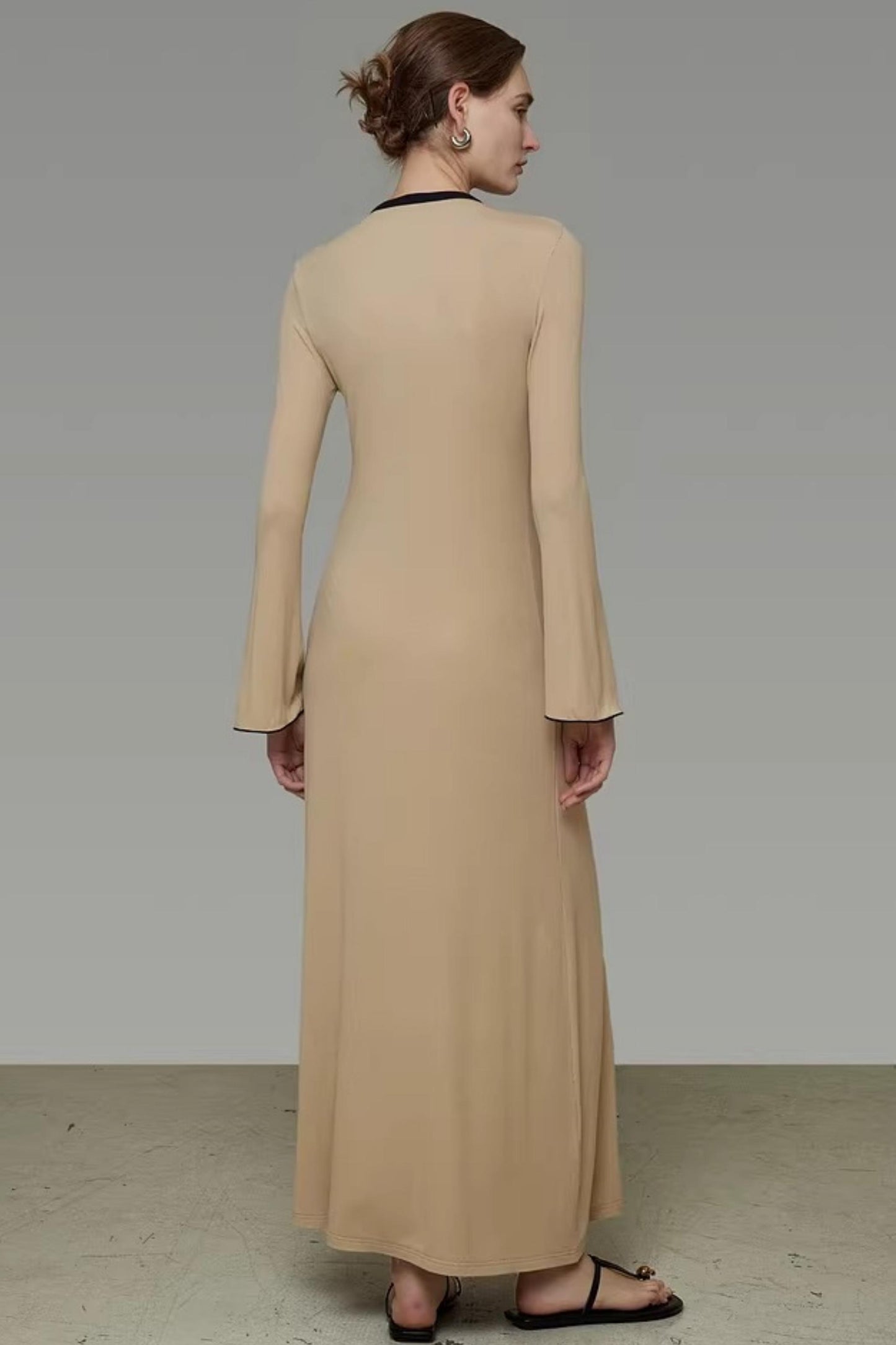 Color-Blocked Tie Dress