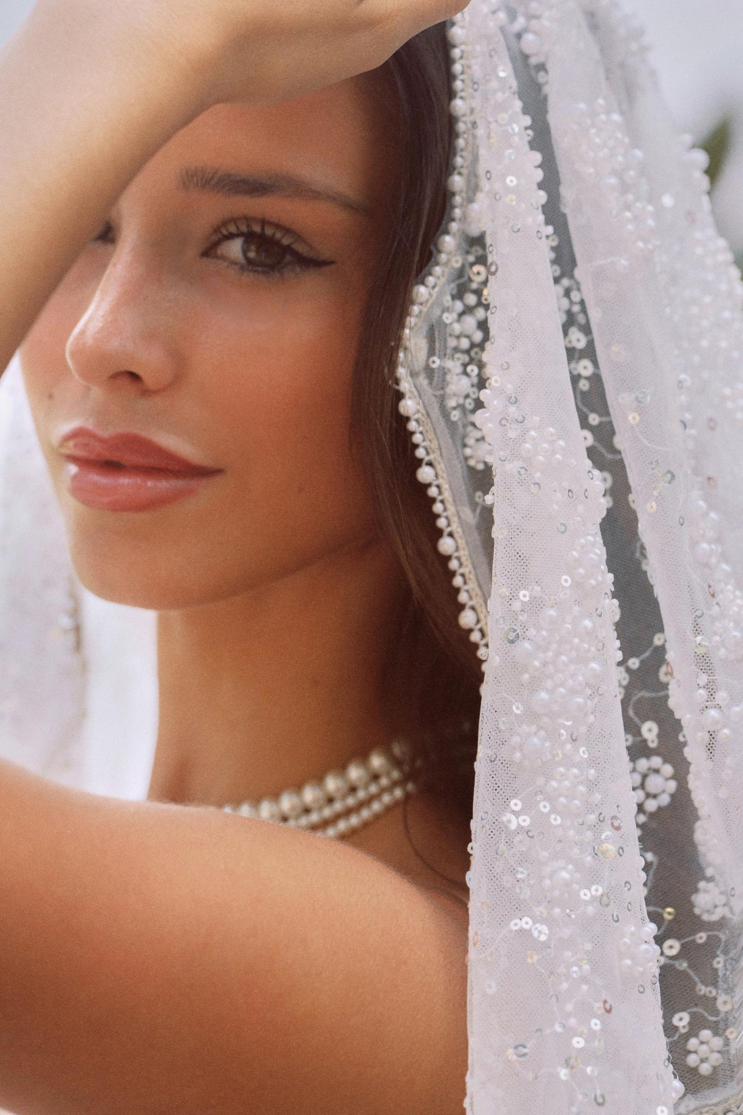 물결 달 숄