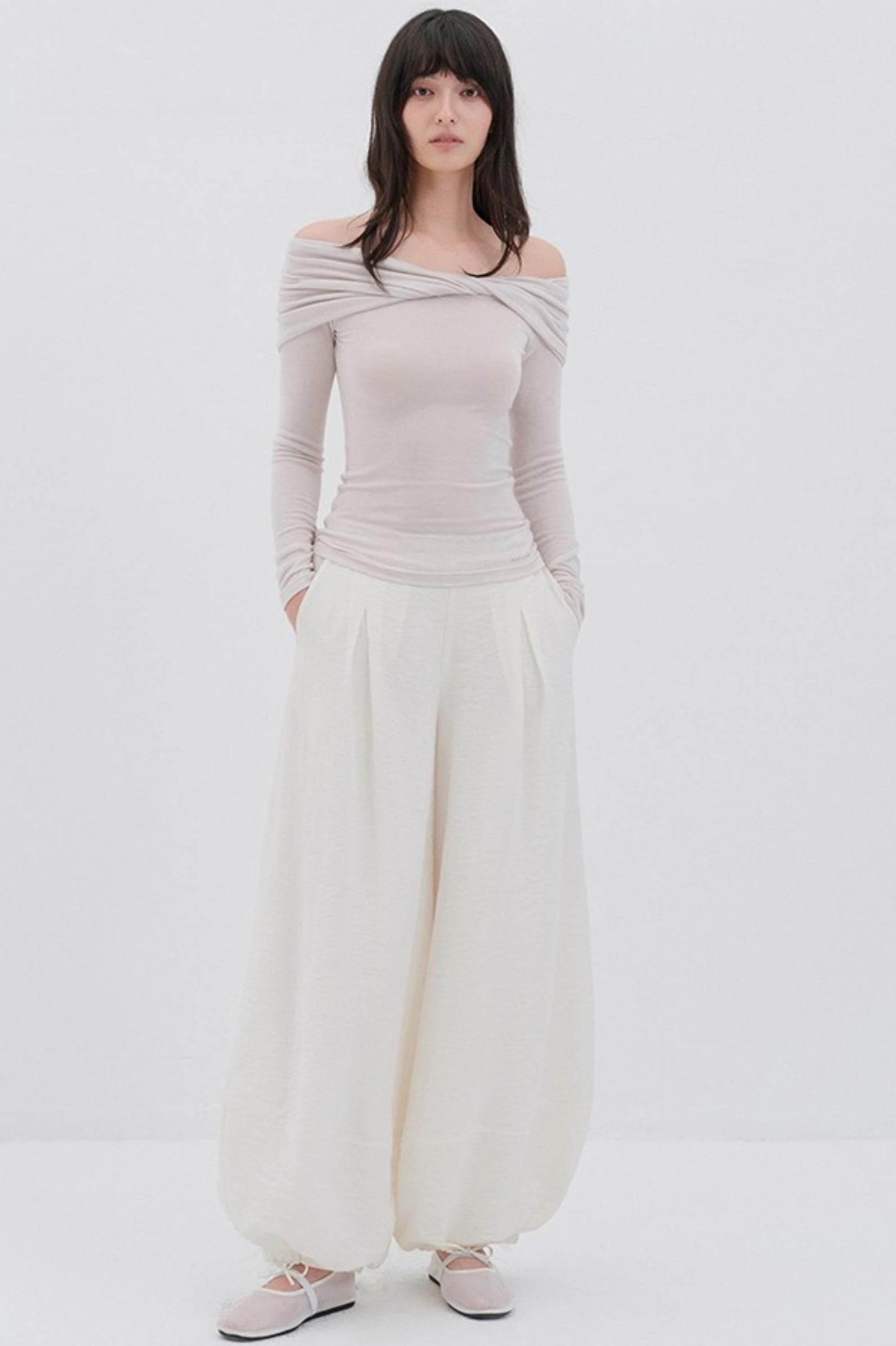 Romantic One-Shoulder Top