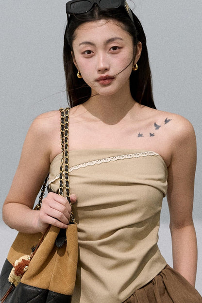 Sleeveless Waist-Cinched Casual Set-Up