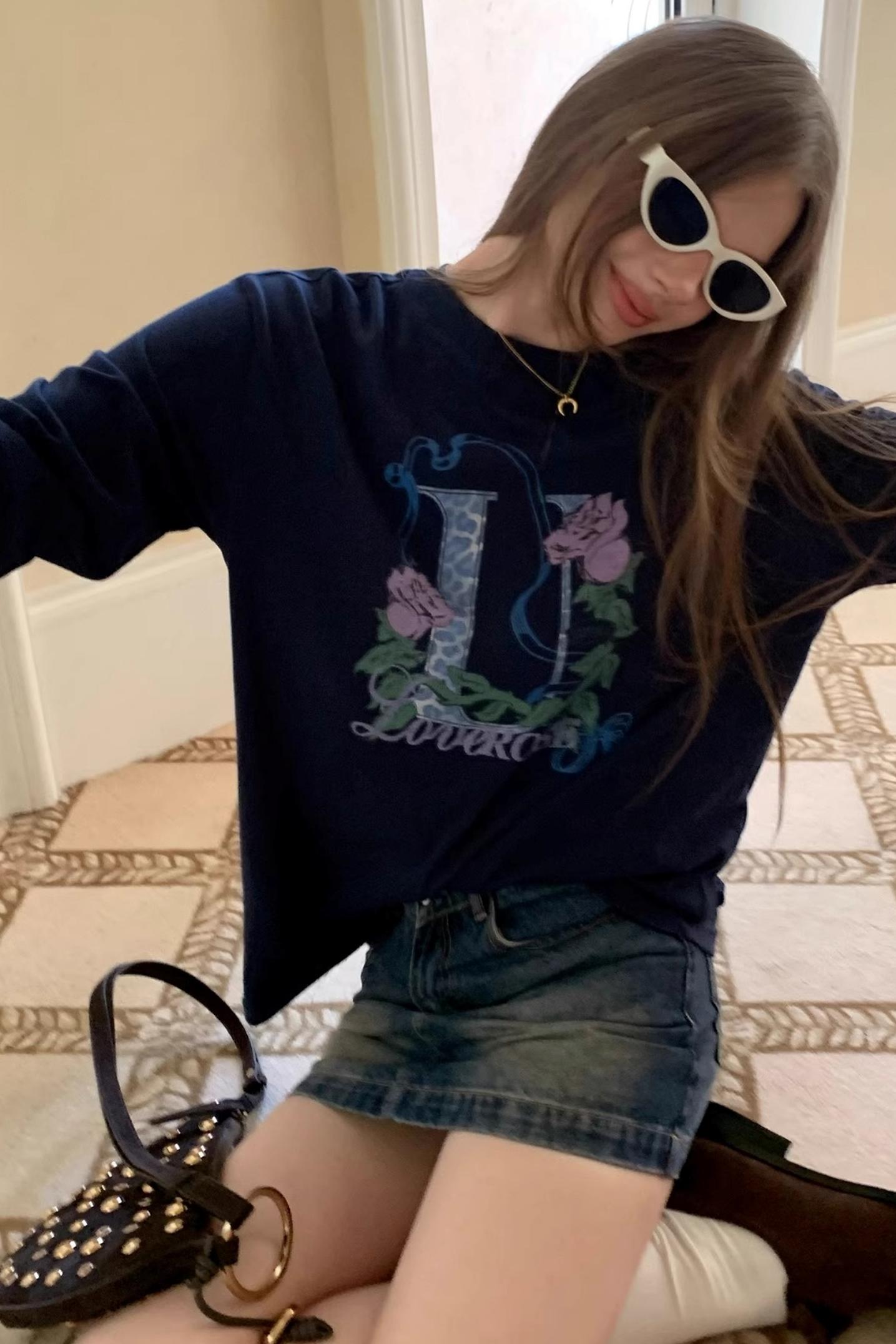 Long Sleeve Crew Neck T-Shirt