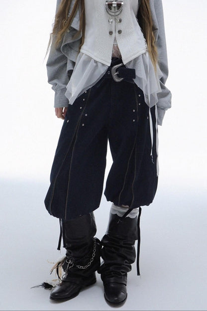 Distressed Harlem Equestrian Pants