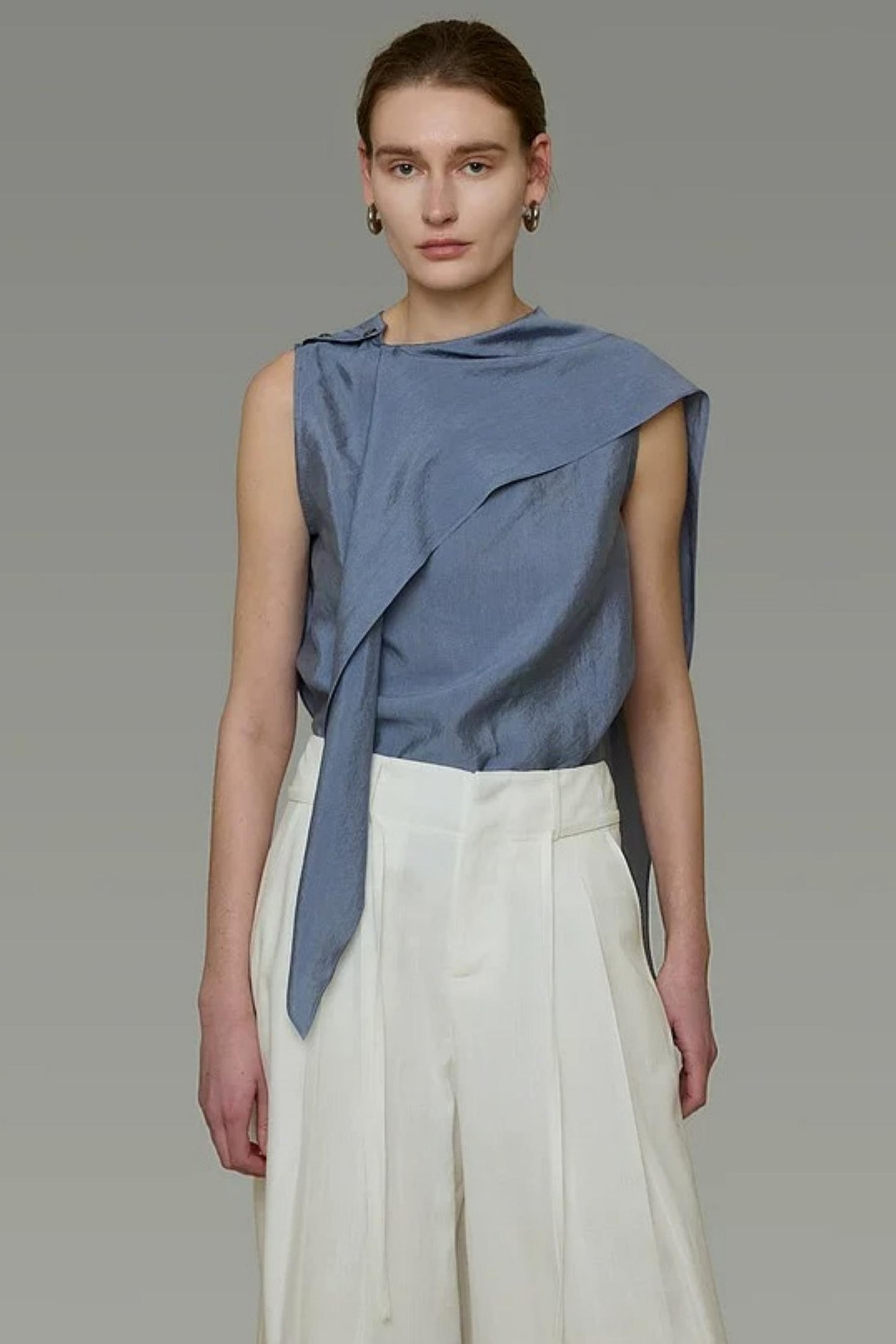 High-End Versatile Ribbon Top