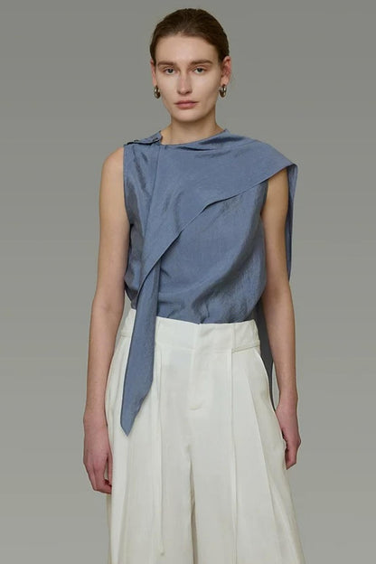 High-End Versatile Ribbon Top