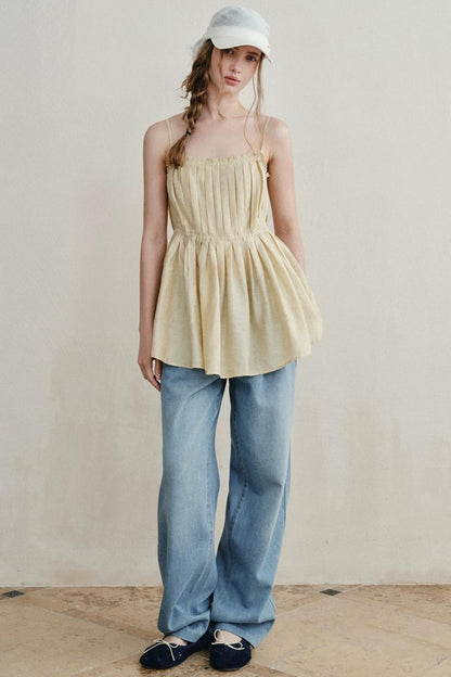 Sea Salt Washed Denim Pants