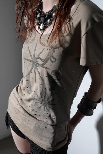 Western Rhinestone Basic Tee