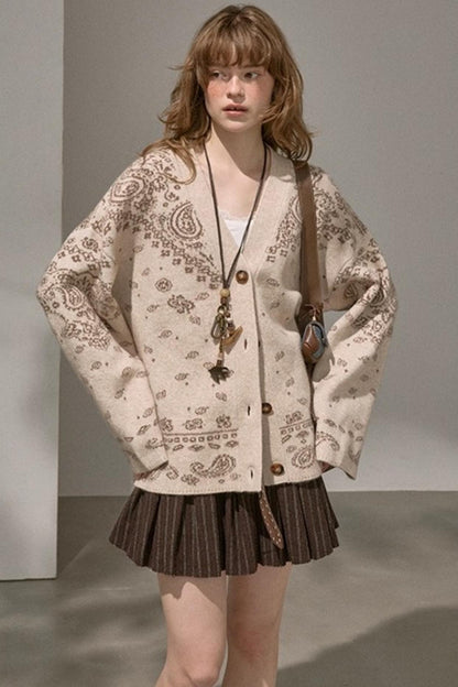 Winter Tweed Pleated Puffy Skirt