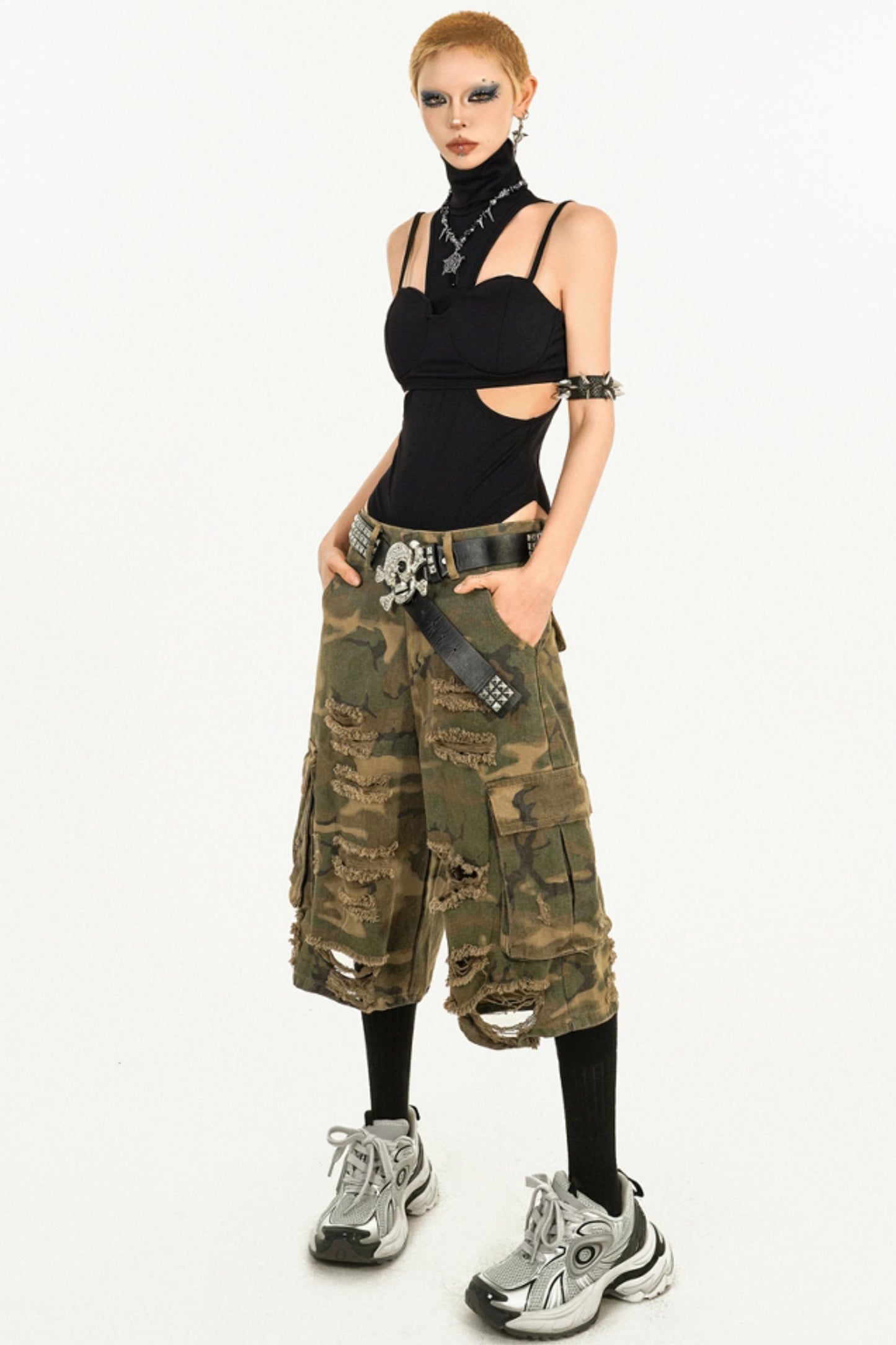 Vintage Camouflage Seven Pants