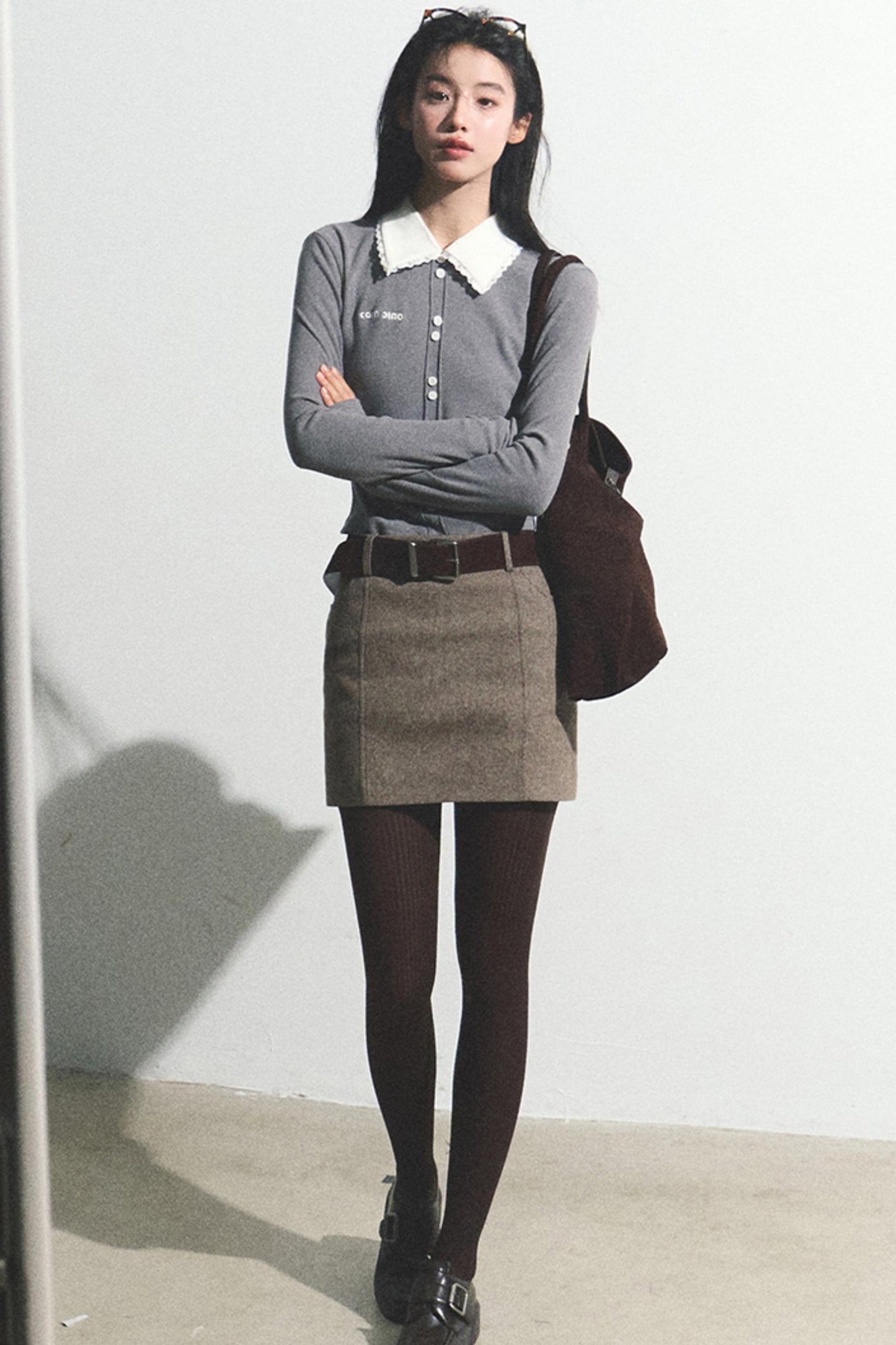 College Classic Wool Fashion Skirt