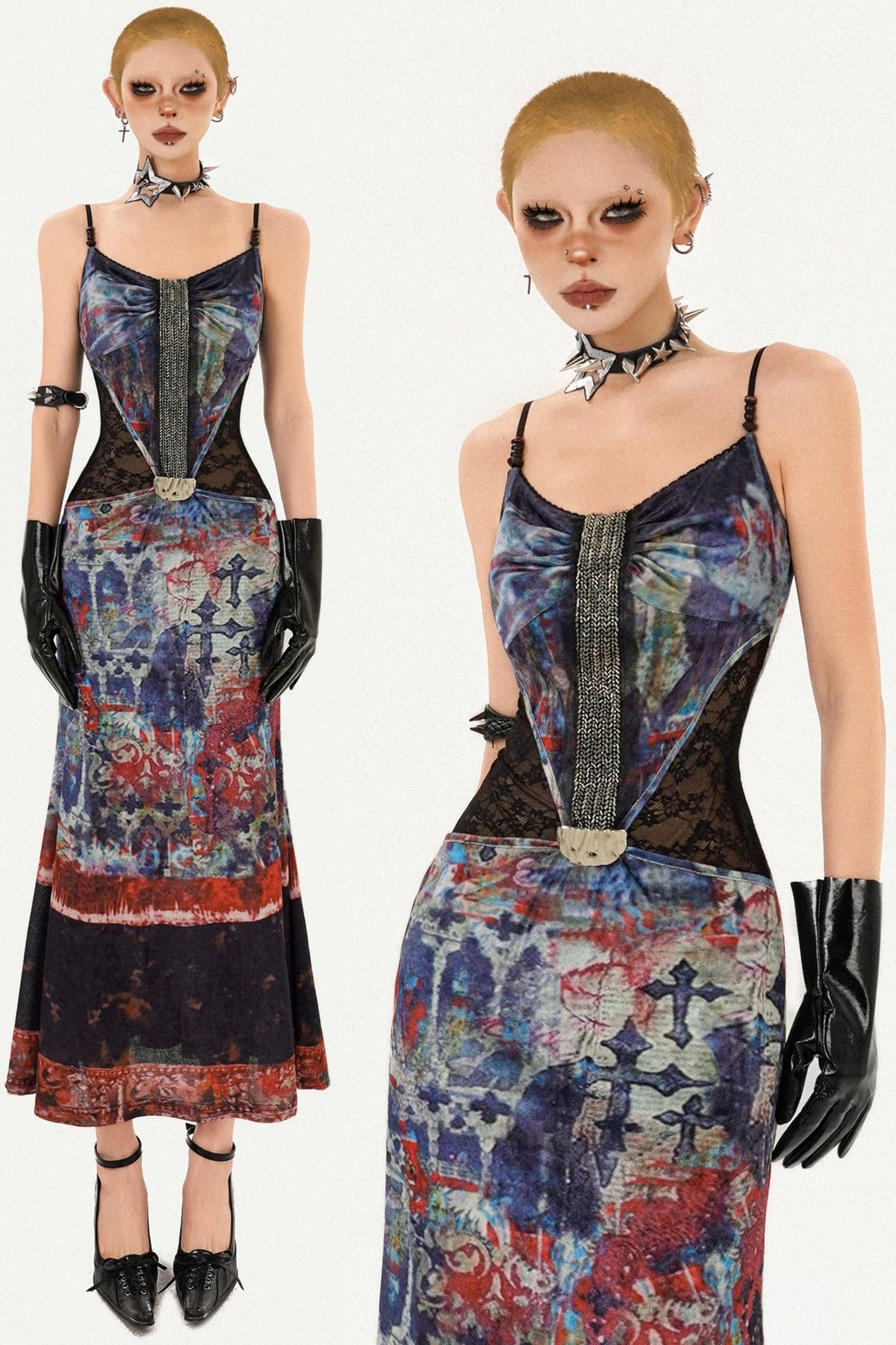 Vintage Lace Slip Dress