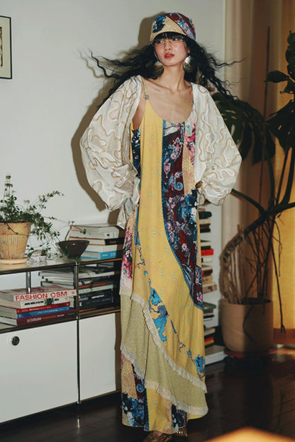 Jacquard Sunshade Cardigan