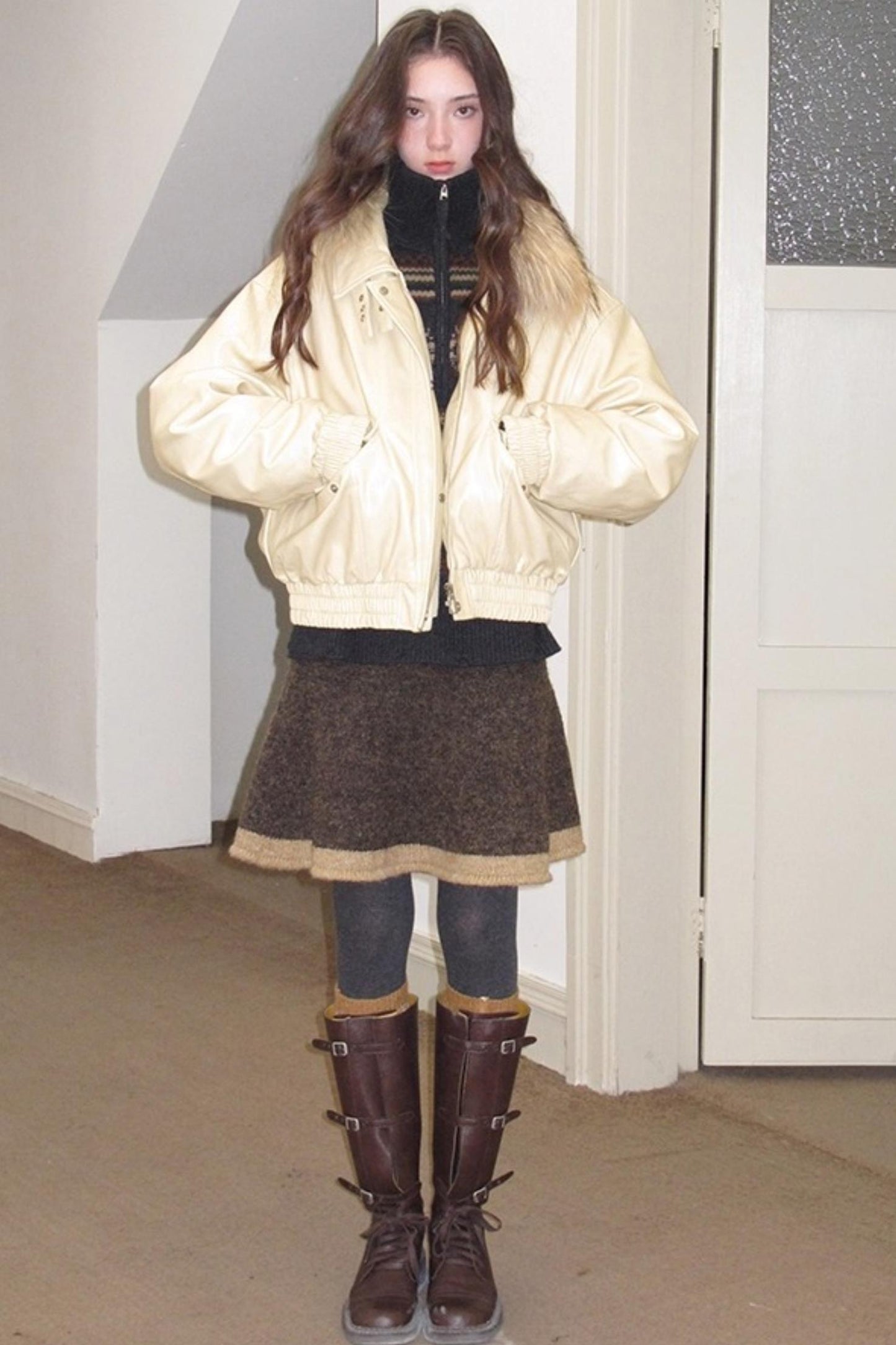 Vintage Wool Fair Isle Sweater Set-Up