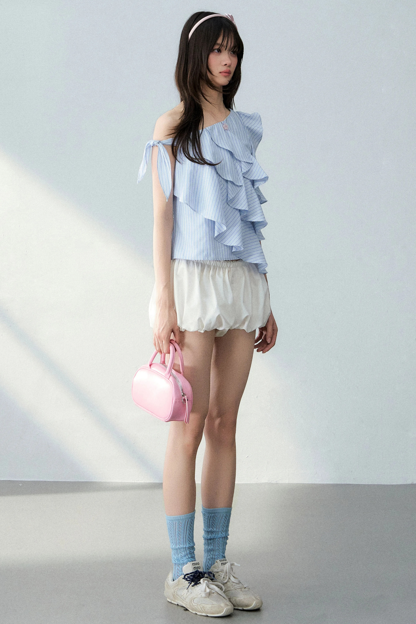 Butterfly Asymmetrical Off-Shoulder Top