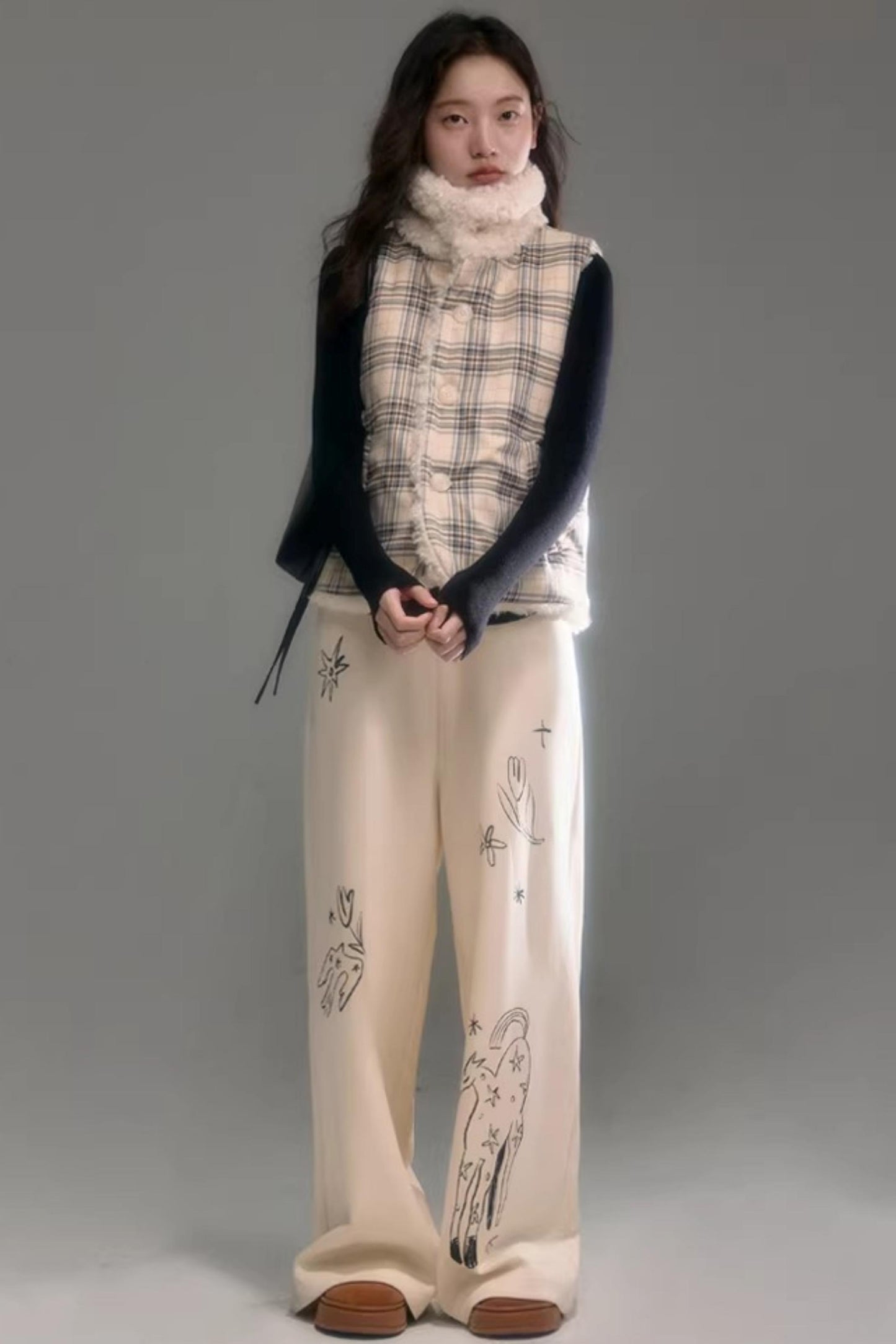 Teddy Curly Fur Vest Jacket