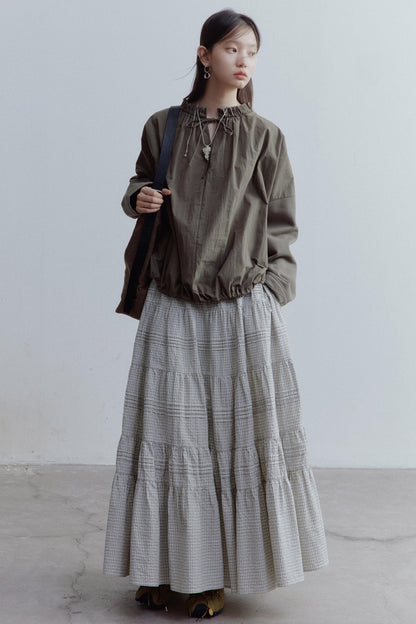 Personality Splicing Pullover Top