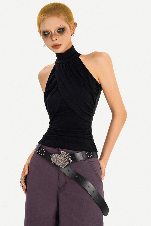 French Girl Halterneck Vest