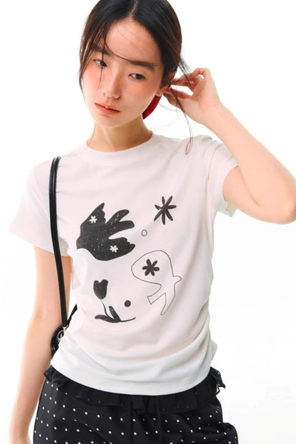 Asuka Inflorescence Tencel Top