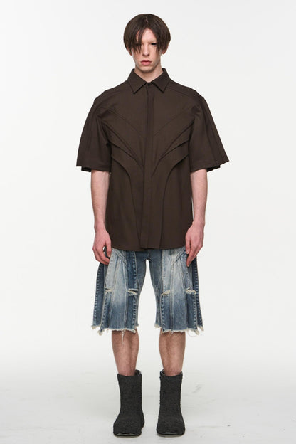 Stripe Fusion Short Sleeve Shirt