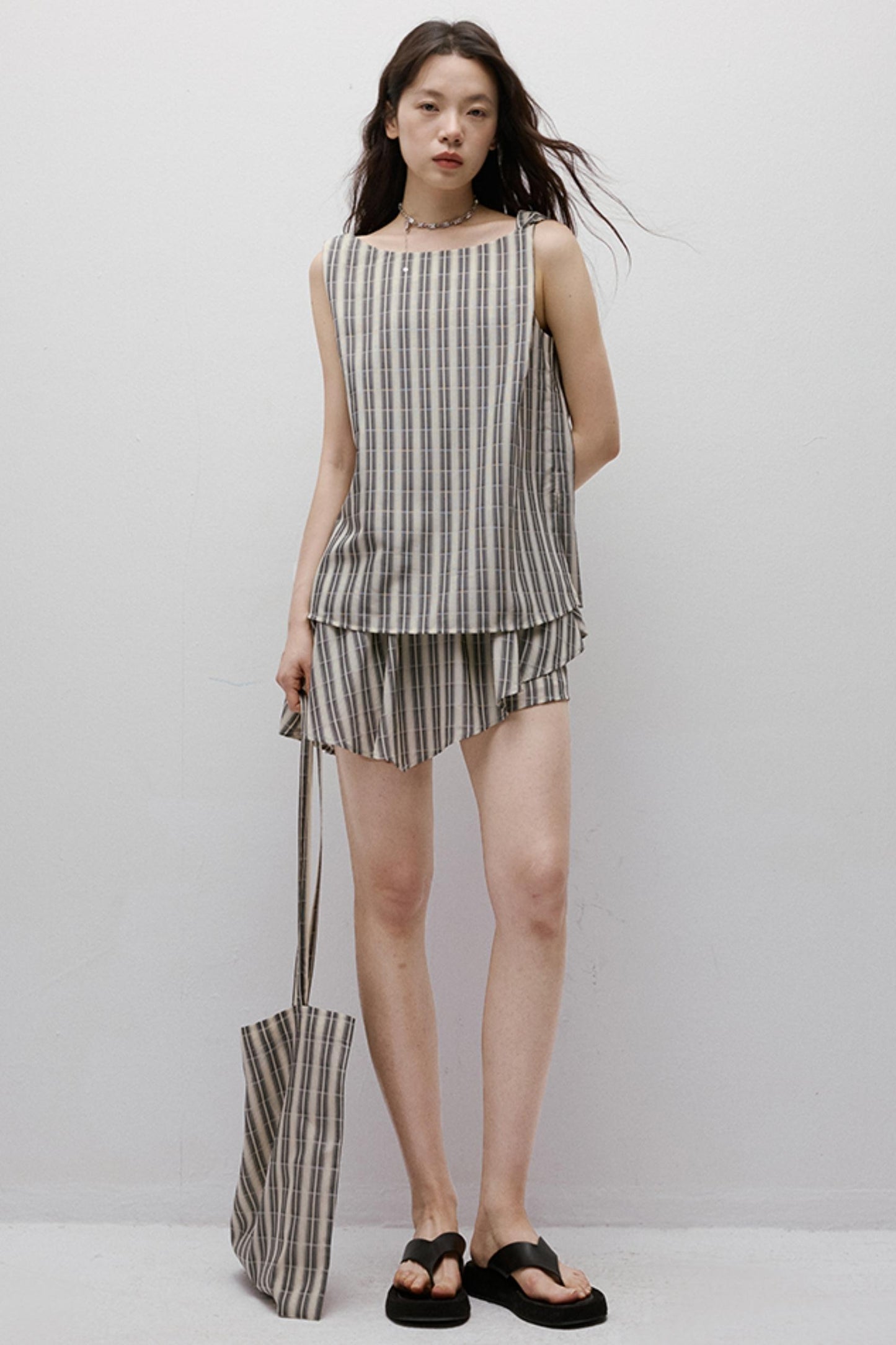 Artistic Stripe Holiday Skirt