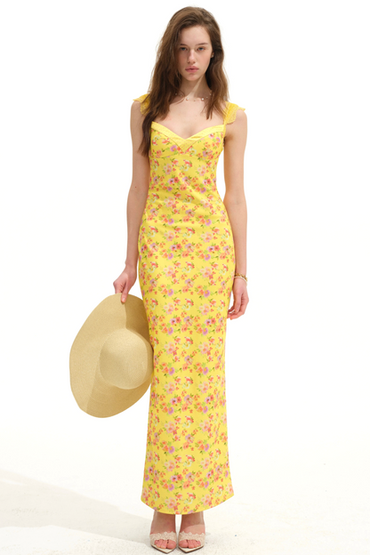 Romantic Polka Dot Lace Dress