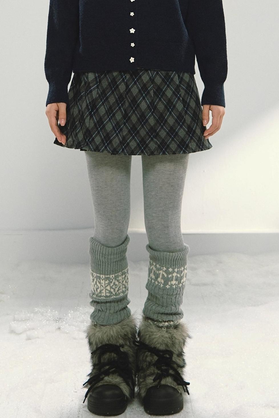 Navy Star Turtleneck Cardigan Set-Up