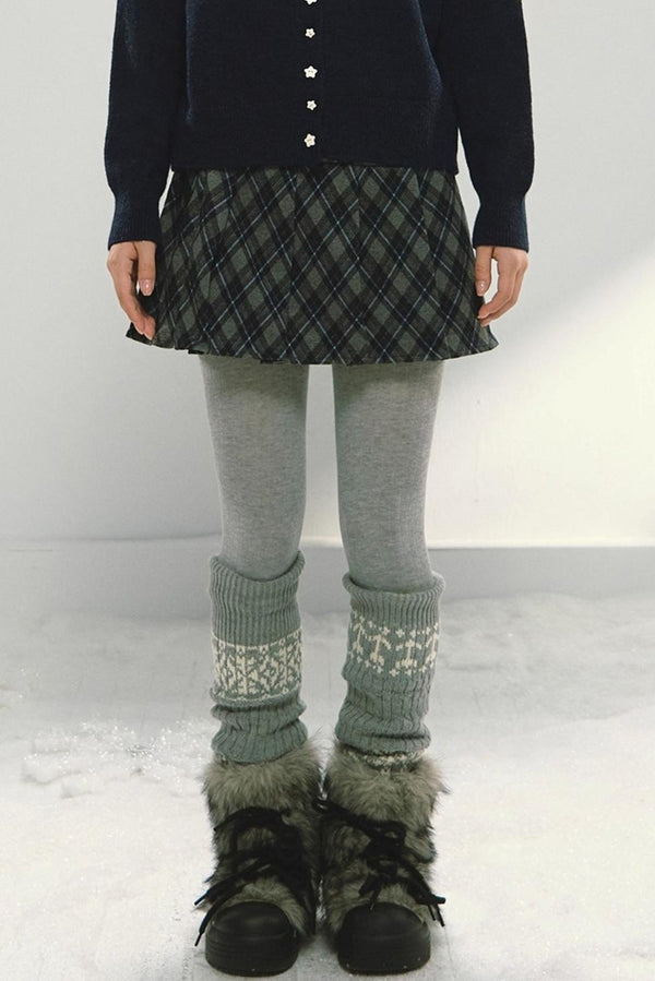 Navy Star Turtleneck Cardigan Set-Up