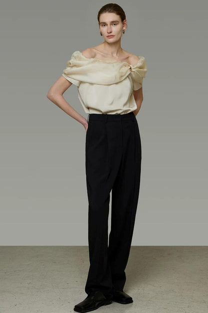One-Shoulder Relaxed T-Shirt