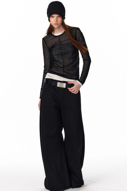 Versatile Slim Long Sleeve Base Shirt