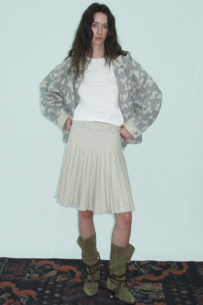 Vermeers Light Pleated Skirt
