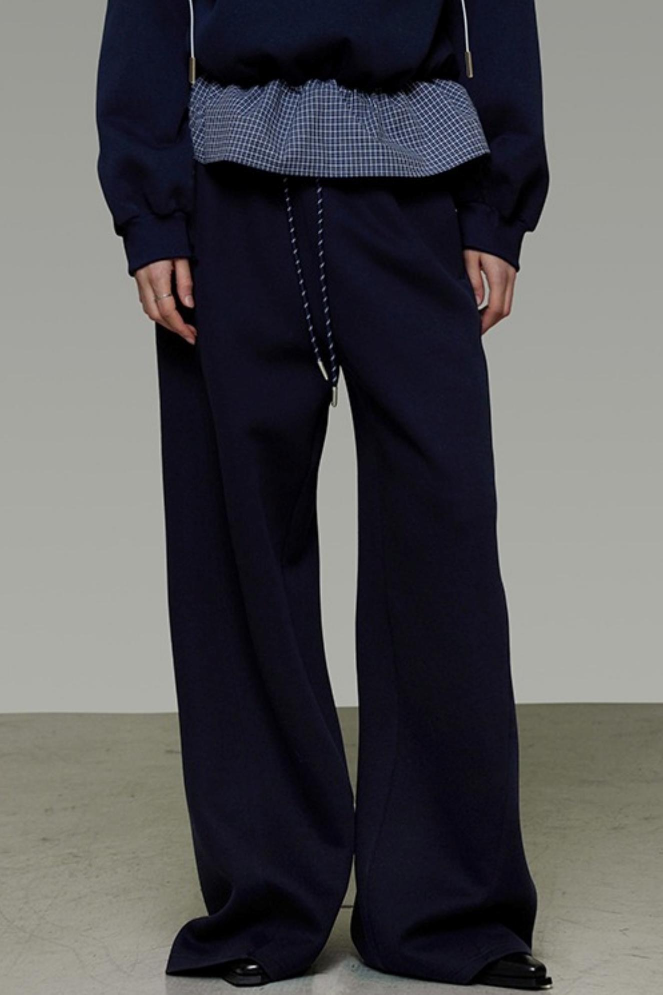 Autumn Drape Slimming Wide-Leg Pants