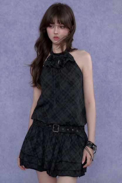 Vintage Halter Neck Dress