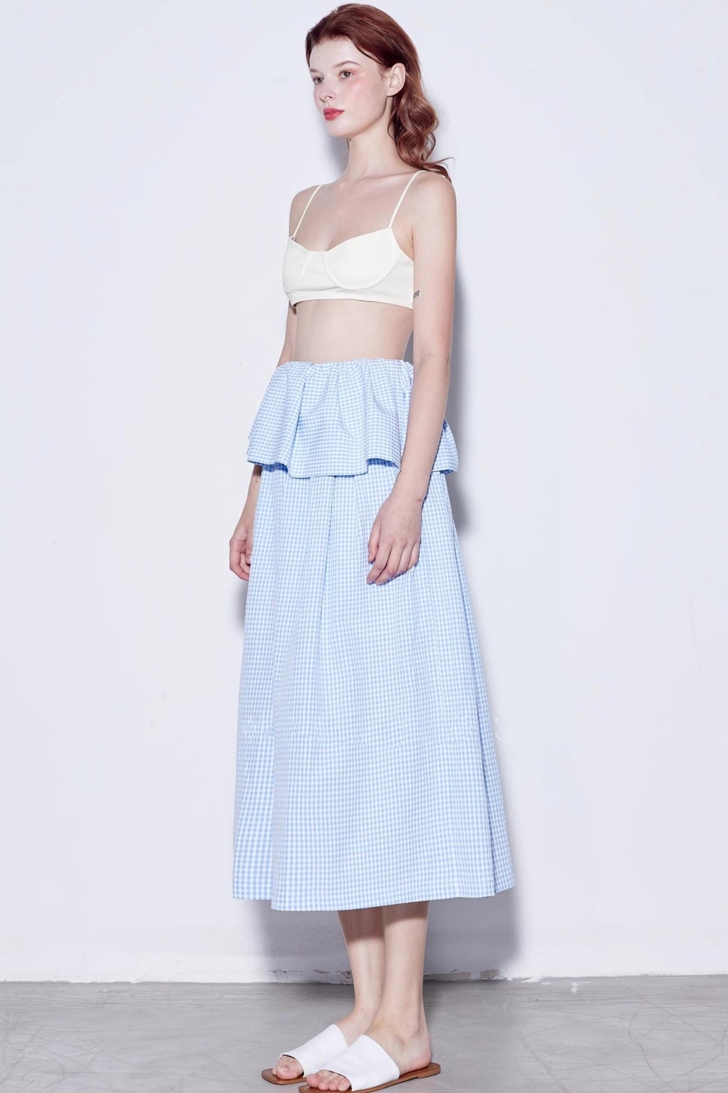 Summer Checkered Skirt