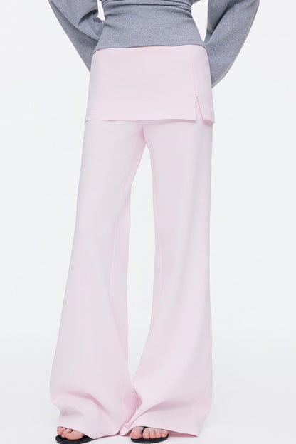 Skin-Friendly Knit Skirt Pants