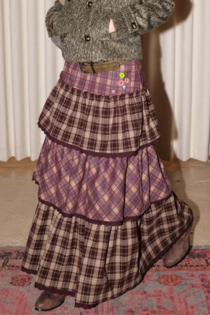 Caramel Hazelnut Lace Skirt