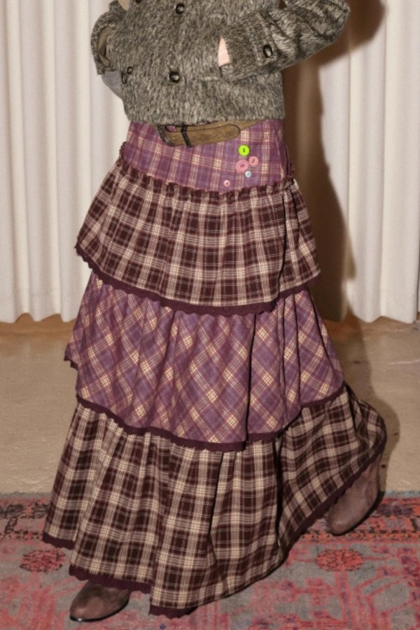 Caramel Hazelnut Lace Skirt