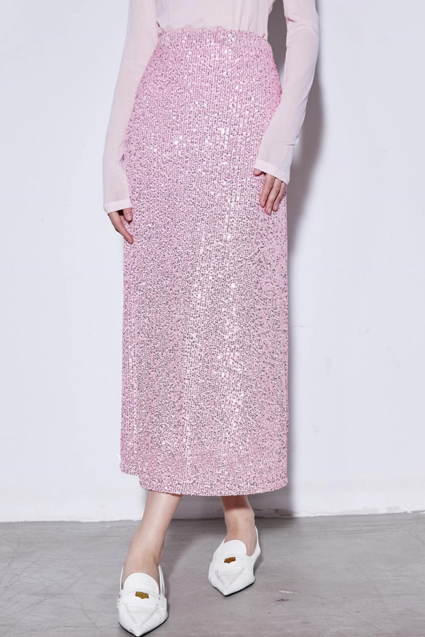 Sequin Knitted Skirt