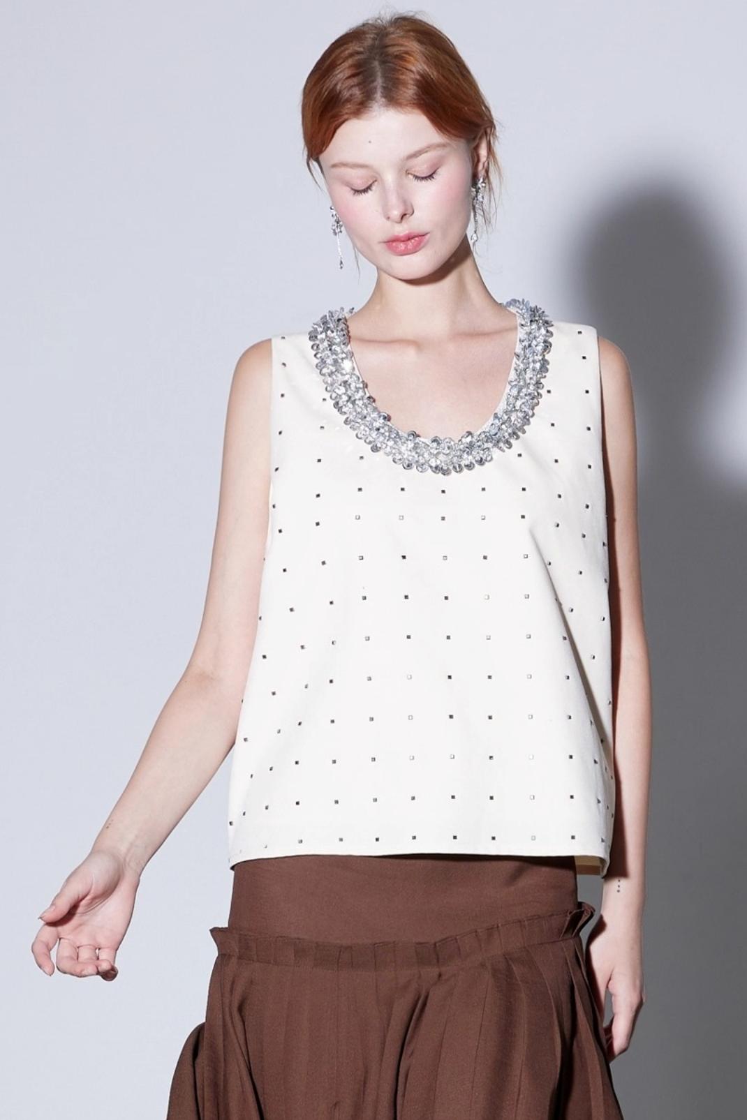Delicate Square Diamond Vest