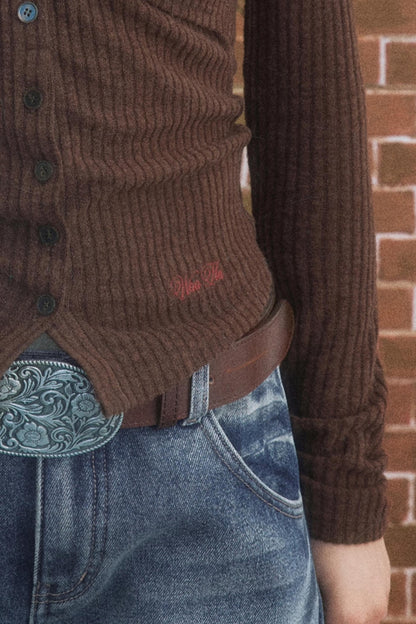 Contrasting Halterneck T-Shirt