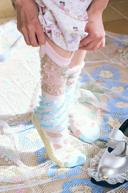 Lace Tassel Socks