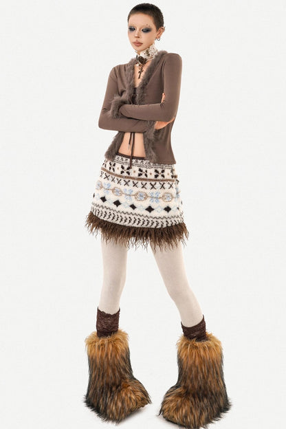 Vintage Frayed Edge Cardigan