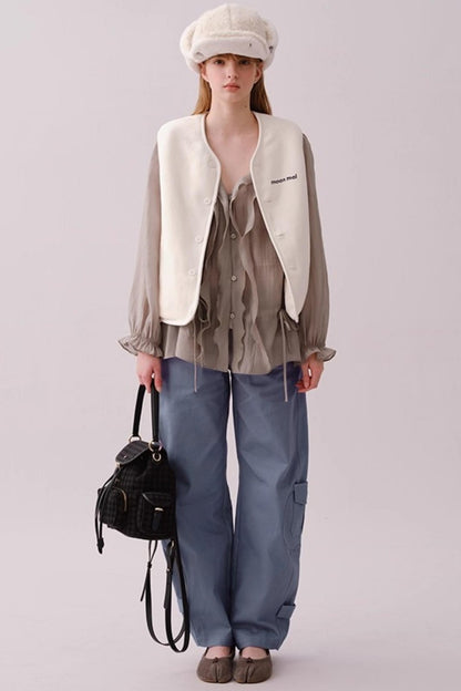 Rosa Retro Cotton Cargo Pants